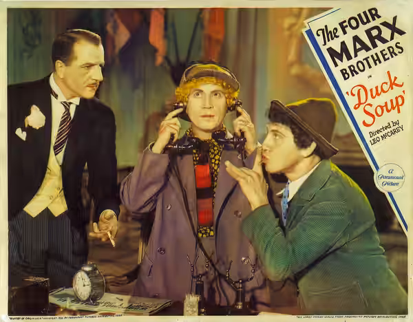 Lobby card for Duck Soup (1933)