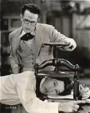 Still from the American comedy film Welcome Danger (1929). Subjects (LCTGM): motion pictures, actors