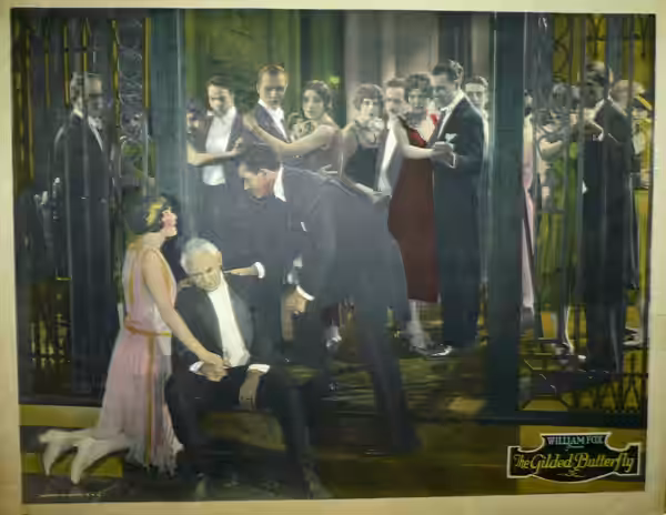 Lobby card for the 1926 film The Gilded Butterfly.
