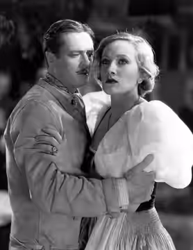 Edmund Lowe and Tala Birell in Let's Fall in Love (1933) - publicity still