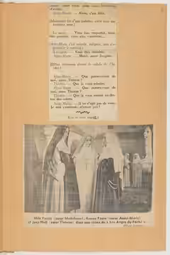 Sujet : Les anges du péché (film) Contient : coupures de presse Langue : français (1943)