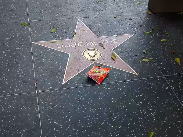 Eugene Pallette's star on the Hollywood Walk of Fame. (2004)