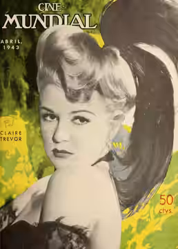 Claire Trevor - Cine Mundial, April 1943.
