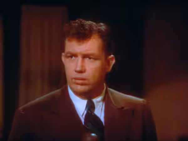 Screenshot from the film A Star is Born (1937)