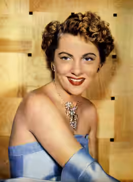Photo of Joan Fontaine.