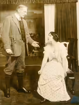 A scene from Act III of "The Lie." Includes Margaret Illington, and C. Aubrey Smith. n.d. Subjects: plays, actresses, actors