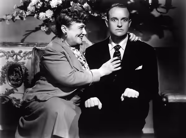 Florence Bates &amp; Grady Sutton in My Dear Secretary - cropped screenshot (1948)