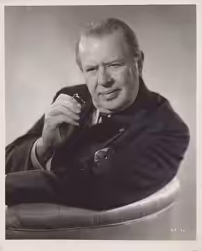 This is a vintage portrait from RKO Pictures, photographed by Ernest A. Bachrach, of future Academy Award winner Charles Coburn. It was distributed and publishe (1939)