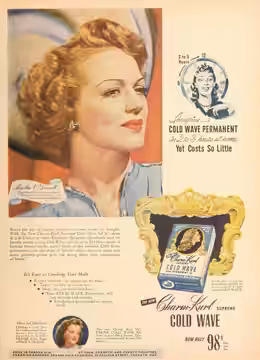 Martha O'Driscoll - Cold Wave Permanent ad, 1946