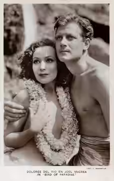 Dolores Del Rio and Joel McCrea in Bird of Paradise (1932)