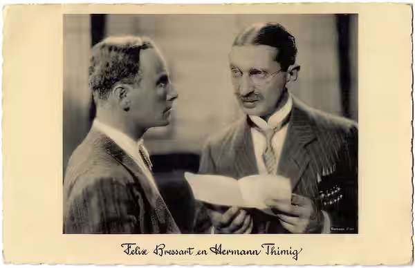 Hermann Thimig and Felix Bressart in Die Privatsekretärin