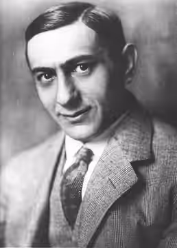 Ernst Lubitsch vor 1920 auf einer Fotografie von Alexander Binder