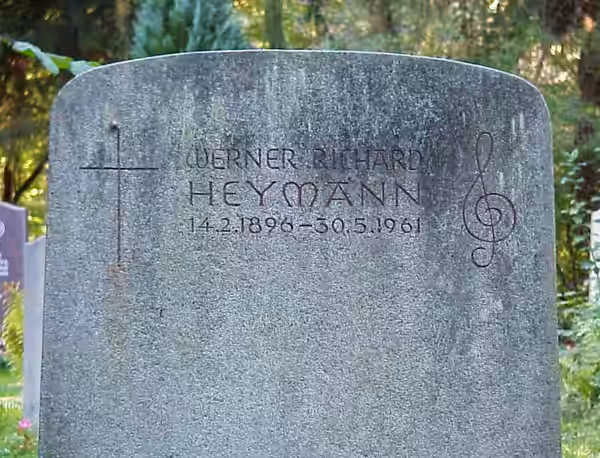 Grab des Komponisten Werner Richard Heymann (1896–1961), München, Waldfriedhof (421-W-4) (1999)