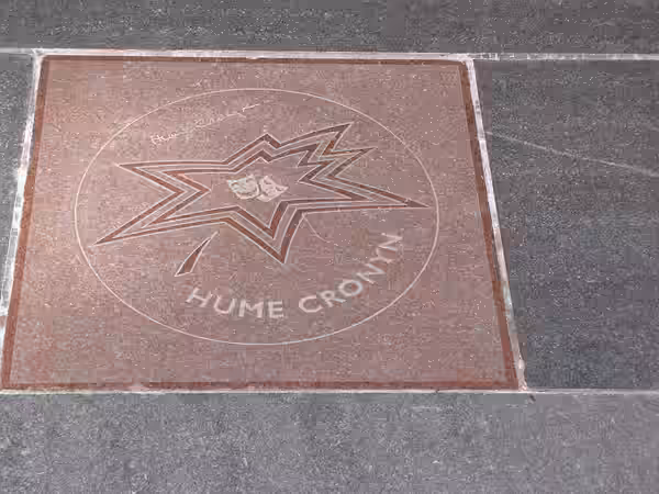 Hume Cronyn's star on Canada's Walk of Fame (2009)