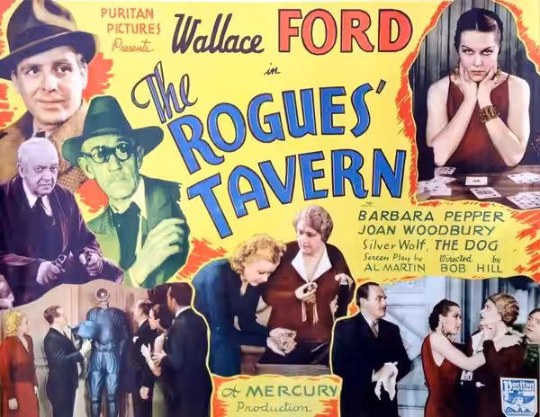 Poster for the American film The Rogues' Tavern (1936).