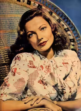 Gene Tierney, Modern Screen, Jan. 1947 (1946)