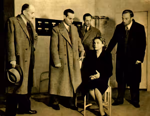 Giovanna Galletti con Tino Bianchi e Renzo Ricci (1942)