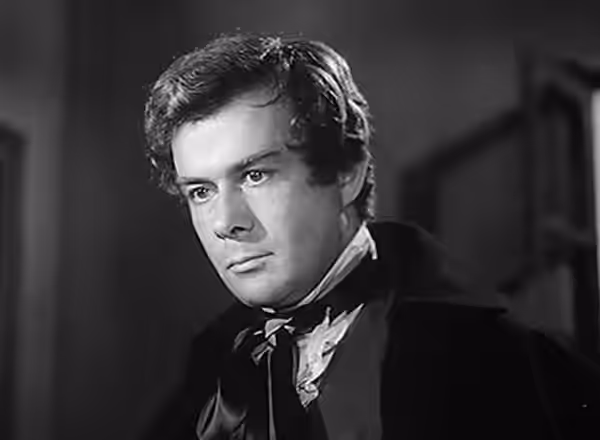 Massimo Serato in una scena del film italiano Il piccolo vetraio (1955)