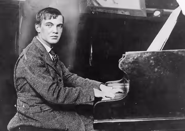 George Antheil at the piano, c. mid 1920s 06Thirdear