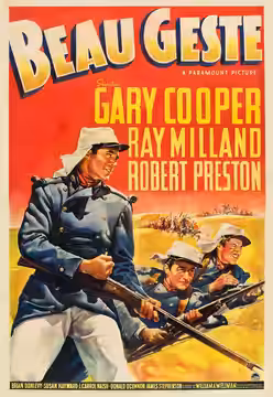 Poster for the 1939 film Beau Geste.