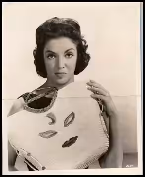 Mexican actress Katy Jurado in a publicity photo of 1958.