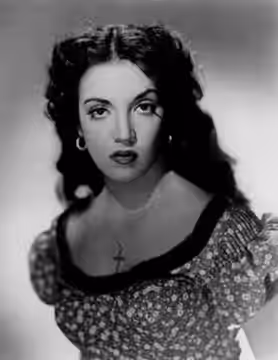 Katy Jurado in a promotional picture of the film San Antone (1953)