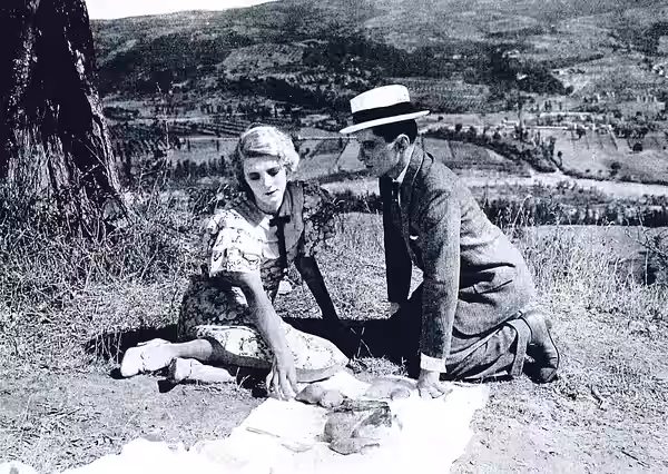 Lina Gennari e Carlo Petrangeli in una scena di "Treno popolare" (Matarazzo, 1933) (2014)