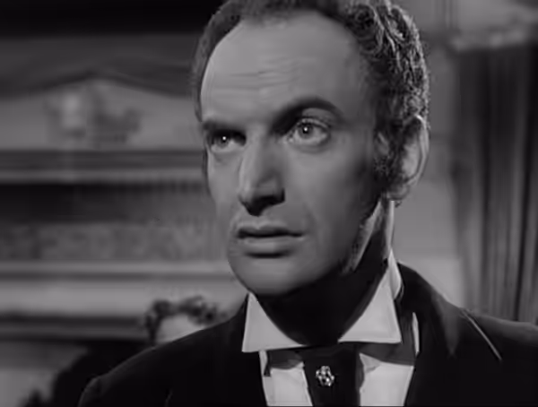 Paul Müller in una scena del film italiano La cieca di Sorrento (1953)