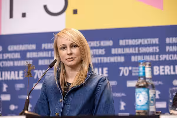 Film director Kitty Green at the Berlinale 2020