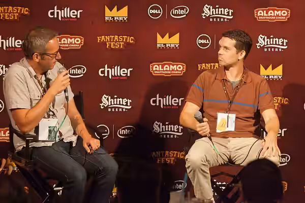 Jeremy Saulnier (/soʊˈnjeɪ/; born 1977[1]) is an American film director, cinematographer and screenwriter. (2015)