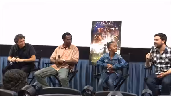 Beasts of the Southern Wild . Angelika Film Center Dallas. Q & A with Director Benh Zeitlin & Stars Quvenzhané Wallis & Dwight Henry. (2012)