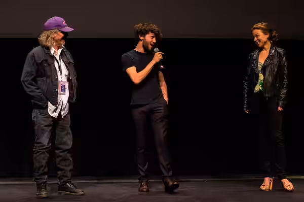 TIFF Senior Programmer Steve Gravestock on left (2012)