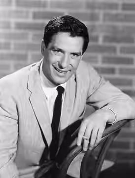 Photo of John Cassavetes as Johnny Staccato from the television program of the same name. (1959)