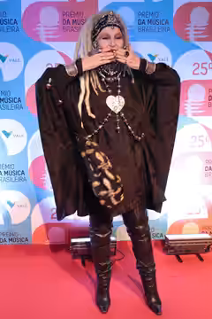 Elke Maravilha durante o 25º Prêmio da Música Brasileira no Theatro Municipal. Foto: Reginaldo Teixeira (14/05/14) (2014)