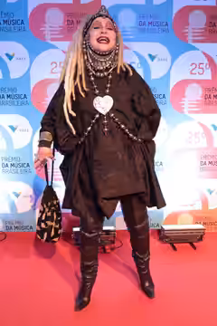 Elke Maravilha durante o 25º Prêmio da Música Brasileira no Theatro Municipal. Foto: Reginaldo Teixeira (14/05/14) (2014)