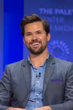 Andrew Rannells at the PaleyFest 2015 panel for the Girls cast