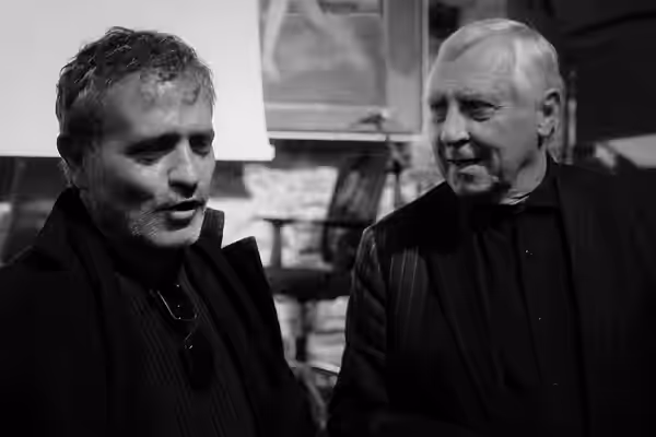 Max Miecchi with Peter Greenaway (2017)