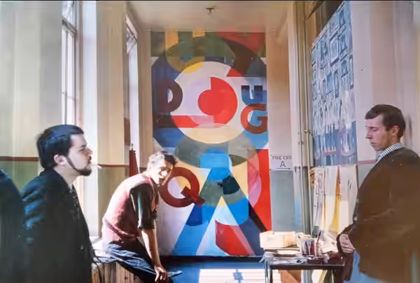 Walthamstow College of Art in the early 1960s - Artist Doug Kemp’s Singer-songwriter, Ian Dury and filmmaker Peter Greenaway (2022)