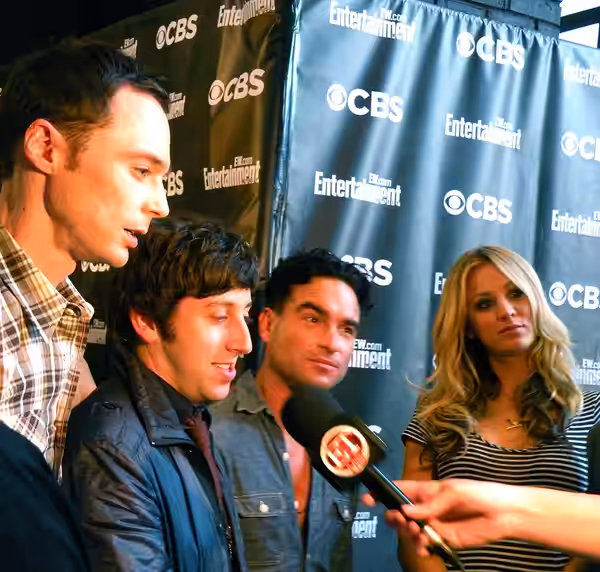 Hard Rock Hotel press, San Diego Comic-con 2010. Cast of The Big Bang Theory.