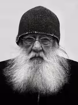 Godfrey Reggio -age 82; photo Peter Weiss (2022)