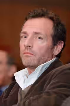 Stéphane Freiss. Political rally on March 3, 2008 at the Maison de la Mutualité (Paris) for Lyne Cohen-Solal's campaign in the 2008 Paris town elections.