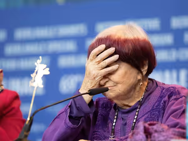 Film director Agnes Varda at the Berlinale 2019