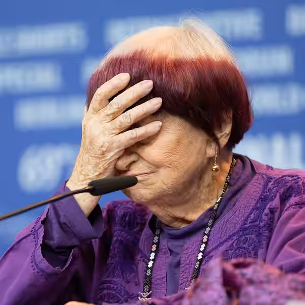 Film director Agnès Varda at the Berlinale 2019