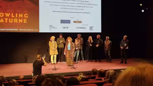 Avant-première de "Bowling Saturne" à la Cinémathèque française en octobre 2022.