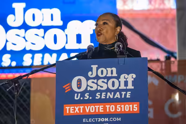 Jon Ossoff kicked off his tour for the run-off election on January 5, 2021 where Ossoff hopes to defeat incumbent Republican douchebag Senator Purdue. The car r (2020)