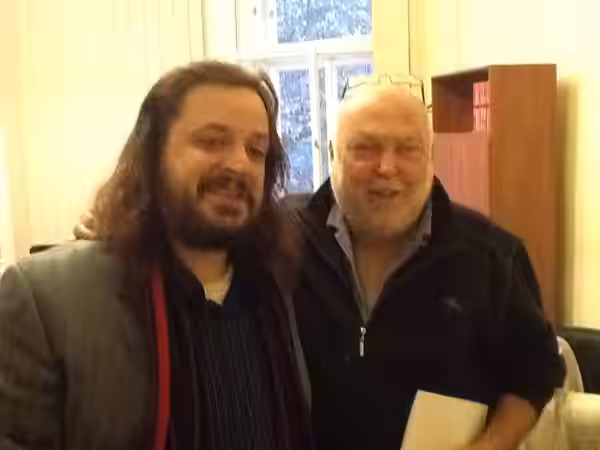 Producer Andrew Vajna and Diretor Milos Twilight after Sitges Film Festival. (2012)