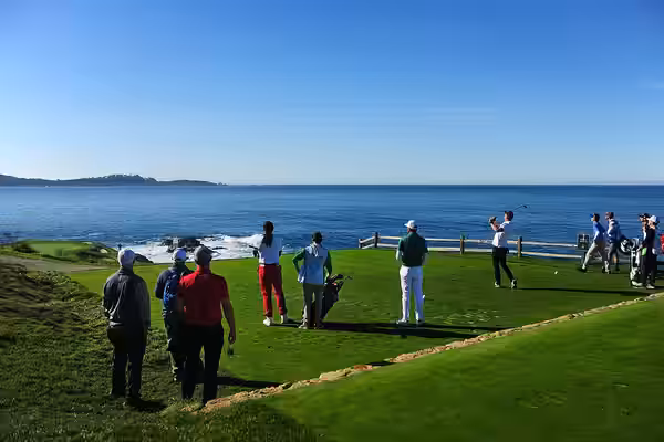 The AT&amp;T Pebble Beach Pro-Am is a professional golf tournament on the PGA Tour, held annually at Pebble Beach, California, near Carmel. (2017)