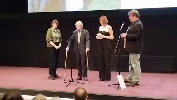 Ken Loach à la Cinémathèque française, le 16 avril 2026.