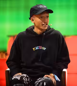 4 November 2019; Jaden Smith, Co-founder, 501CTHREE.org &amp; JUST water, during the opening night of Web Summit 2019 at the Altice Arena in Lisbon, Portugal. P