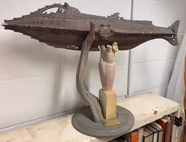 Ray Bradbury's model of the Nautilus, built by Disney imagineers and housed at the Ray Bradbury Center (2024)